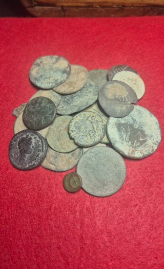 Lote de monedas antiguas