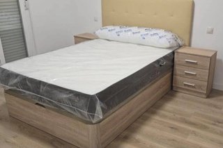 Canapé Madera + Colchón Viscoelástico