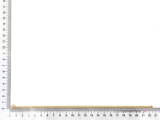 cadena oro 18k 22cm