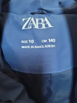 Chaqueta acolchada azul