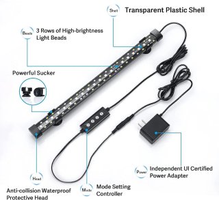 Luz LED Acuario Espectro Completo