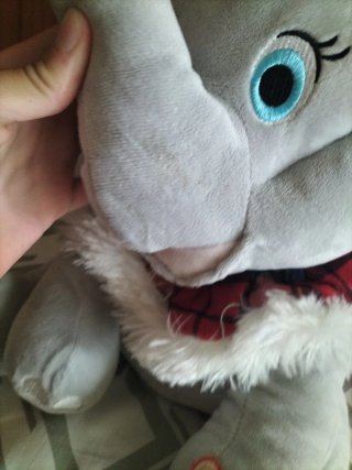 Peluche Dumbo Navideño