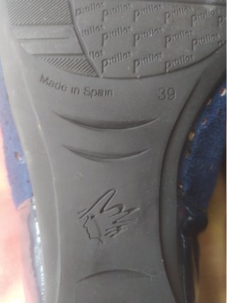 Zapatos Pitillos azules talla 39 - Estilo Oxford