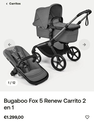 Carro Bugaboo Fox 5 Silla y Capazo
