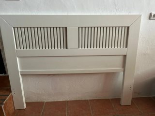 Cabecero Cama 180cm Madera Blanco