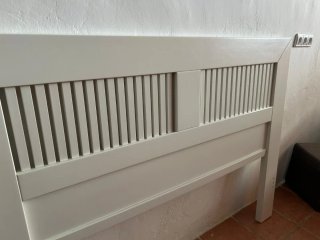 Cabecero Cama 180cm Madera Blanco