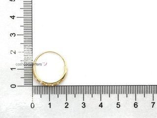 anillo oro 18k con piedra con circonita