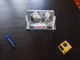 Colección 3 monedas plata 25, 5 y 1 Ecu