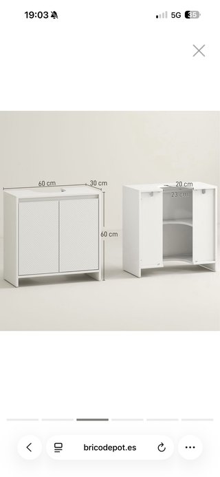 Mueble de baño blanco