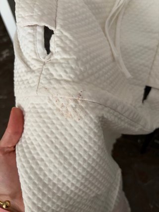 Colchoneta Silla Bebé Rosa y Blanca
