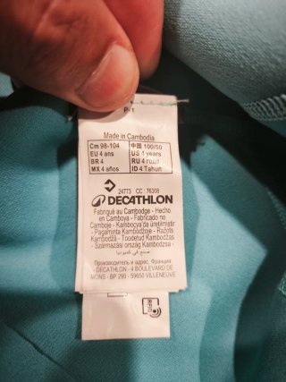 Neopreno Decathlon 4 años