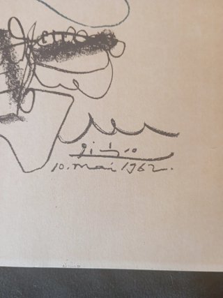 Litografía Picasso Paloma de la Paz