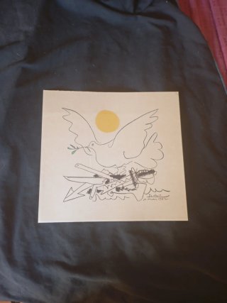 Litografía Picasso Paloma de la Paz