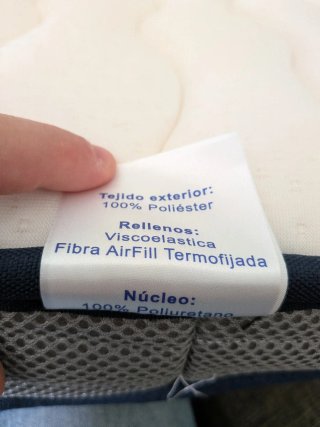 Colchón Minicuna. Medidas 80 x 50
