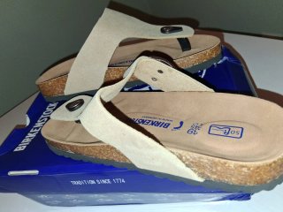 Sandalias Birkenstock Mujer Talla 39 Beige