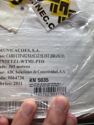 Lote Cable Red Cat5E + Herramientas