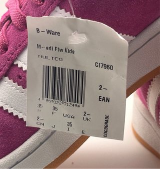 Adidas Campus 35 Rosa/Blanco