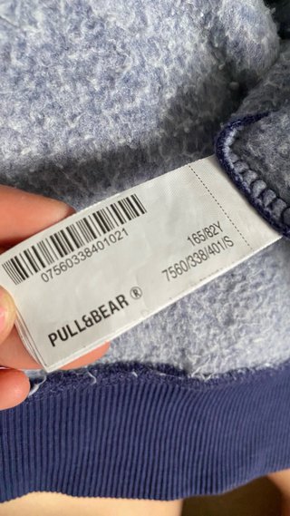 Sudadera oversize azul marino