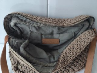 Bolso bandolera tejido