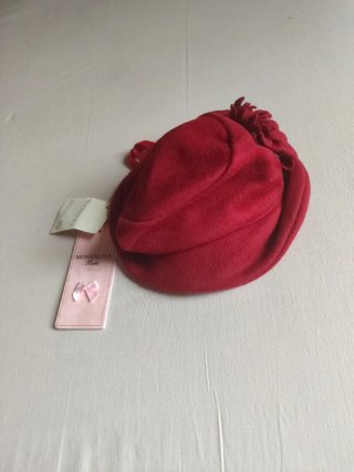 Gorro Monnalisa Bebé Rojo nuevo Ropa de bebe.