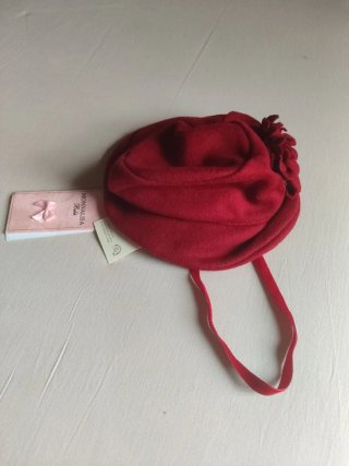 Gorro Monnalisa Bebé Rojo nuevo Ropa de bebe.