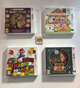 Pack Videojuegos Nintendo 3DS: Layton, Mario, Anim