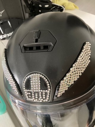 Casco AGV K5 S Negro con Brillantes