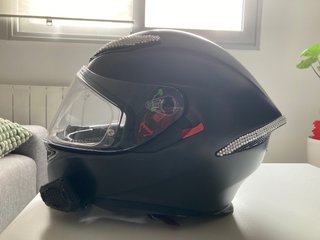 Casco AGV K5 S Negro con Brillantes