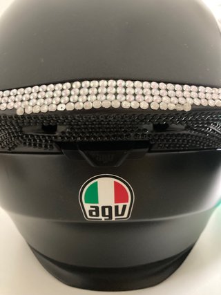 Casco AGV K5 S Negro con Brillantes