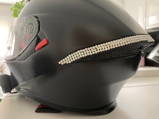 Casco AGV K5 S Negro con Brillantes