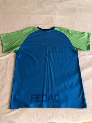 Camiseta Fedac azul y verde