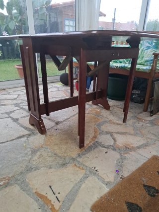 Mesa Comedor Extensible Madera Marrón