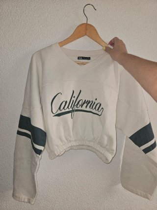Sudadera Zara California Talla S