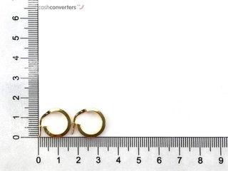 argollas oro 18k
