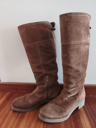 Botas Unisa Marrones Piel Talla 38