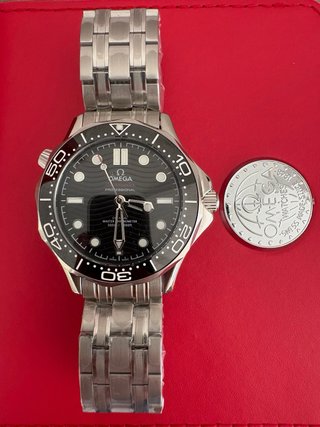 Reloj estilo Omega SM DV (negro)