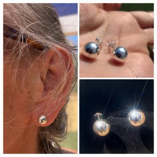 Pendientes Plata 925 Bola