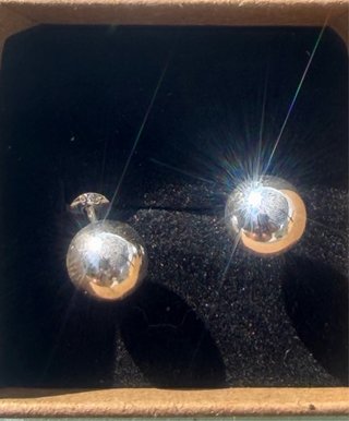 Pendientes Plata 925 Bola