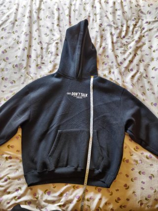 Sudadera STWD negra estampado café