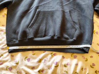 Sudadera STWD negra estampado café