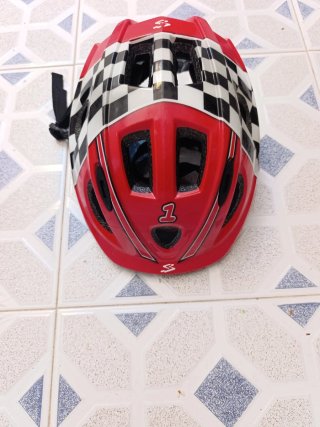 Casco Bicicleta Niño Rojo Spiuk.