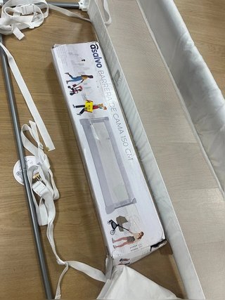 Asalvo Barrera de 150cm para Cama, Protección...