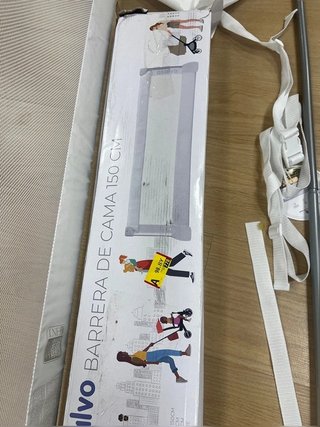 Asalvo Barrera de 150cm para Cama, Protección...