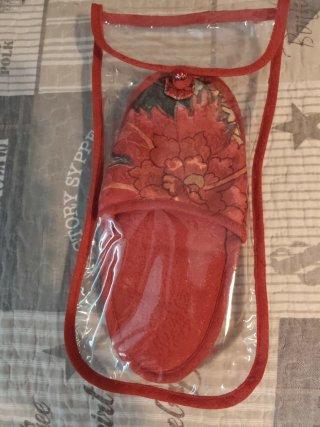 Zapatillas de viaje artesanales con bolsa