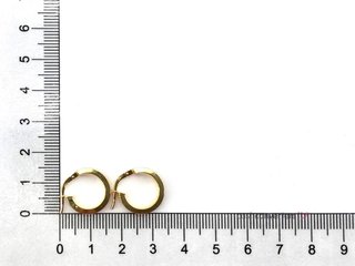 argollas oro 18k