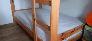 Literas de madera natural