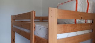 Literas de madera natural