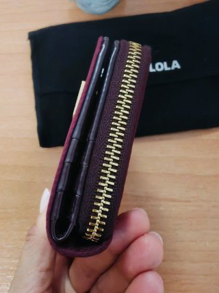 Monedero Bimba y Lola pequeño burdeos (ORIGINAL)