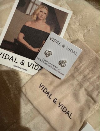 Pendientes Vidal & Vidal Plata 1ª Ley