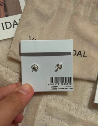 Pendientes Vidal & Vidal Plata 1ª Ley